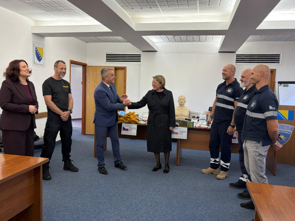 ZZMV posiluje odbornou připravenost bezpečnostních složek v Bosně a Hercegovině