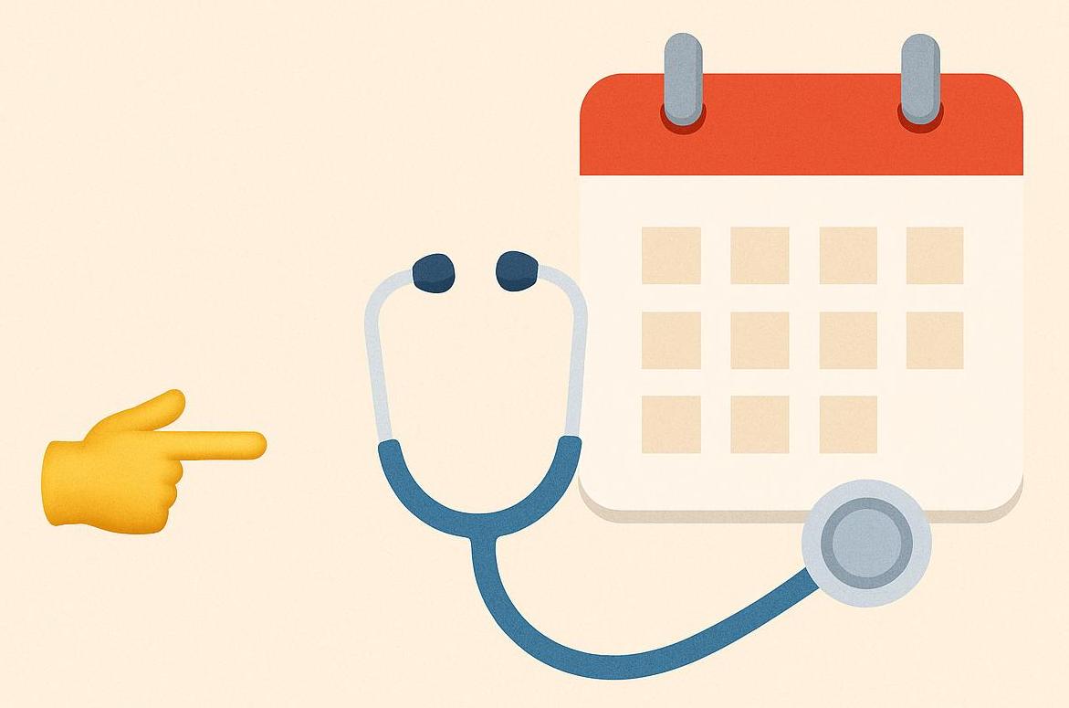 Informace o zástupech ordinací během léta