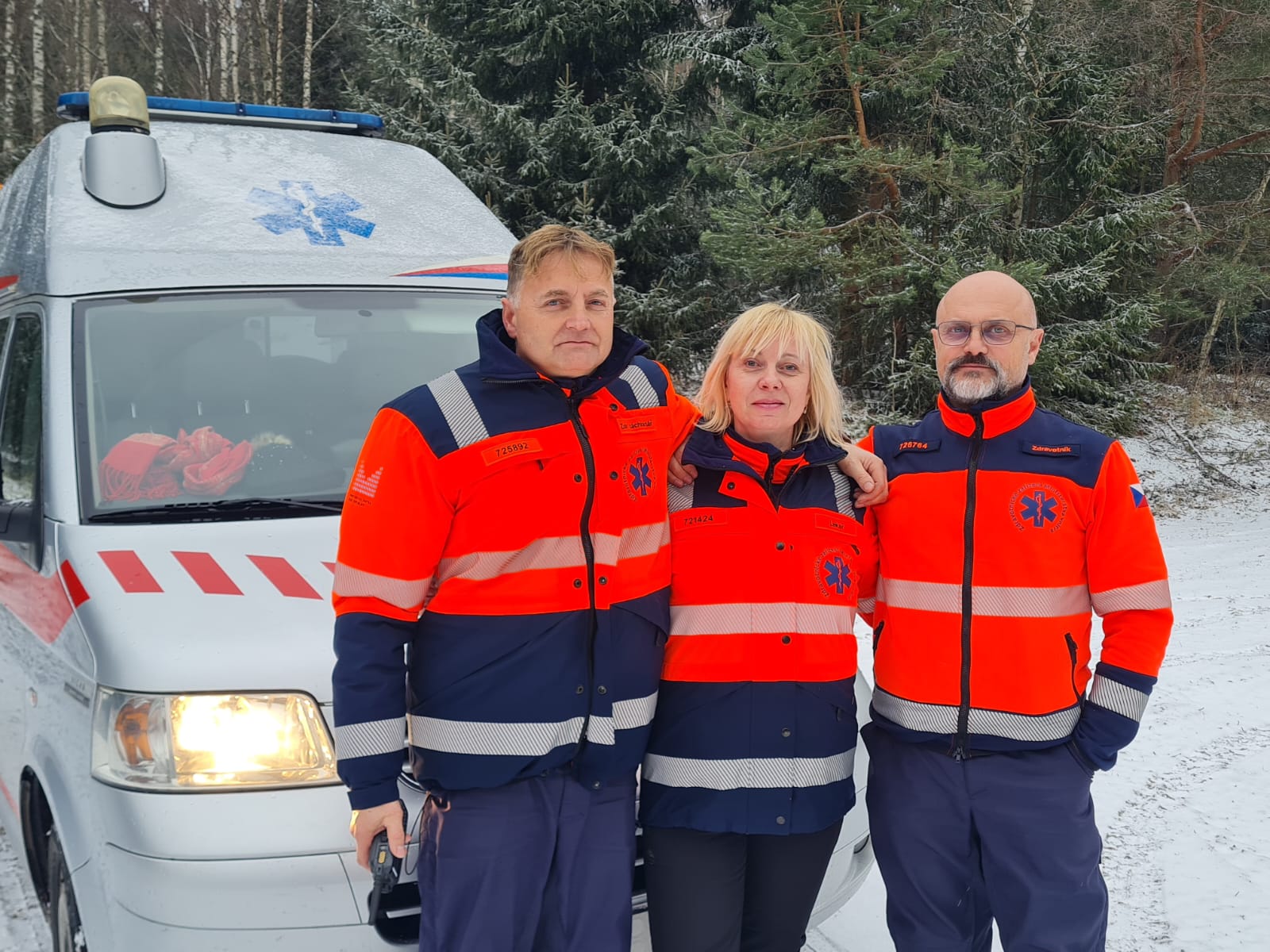 Zdravotníci ObZZ České Budějovice v terénu s pyrotechniky KŘP JČK