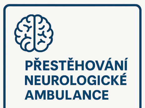 Přestěhování neurologické ambulance MUDr. PhDr. Ľubomíra Háčika, CSc.