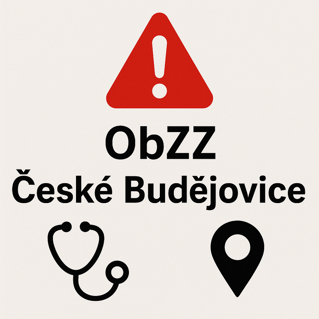 Uzavření ordinací ObZZ České Budějovice dne 17. září 2025