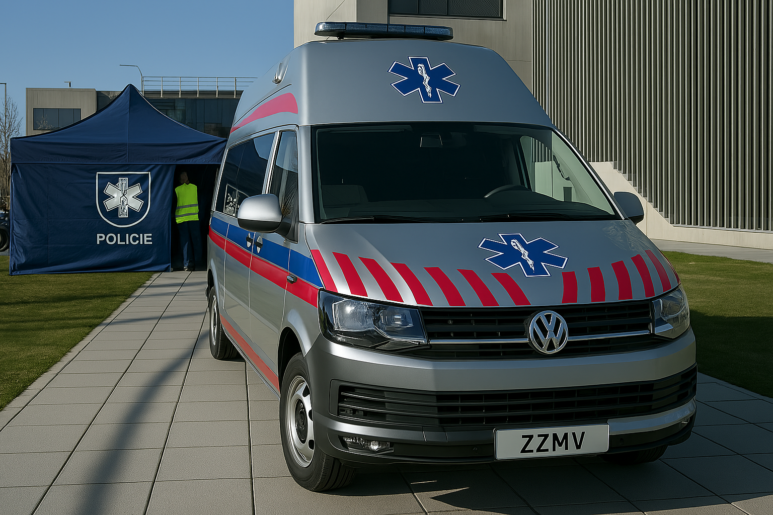 Taktické cvičení složek IZS v ostravském City Campusu: simulace útoku aktivního střelce