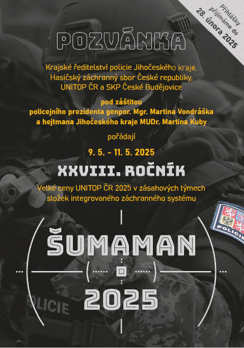 ŠUMAMAN 2025 v Přední Výtoni: akce integrovaného záchranného systému pro veřejnost