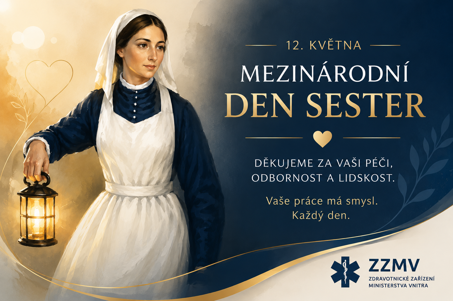 Poděkování sestrám a nelékařským zdravotnickým pracovníkům ZZMV